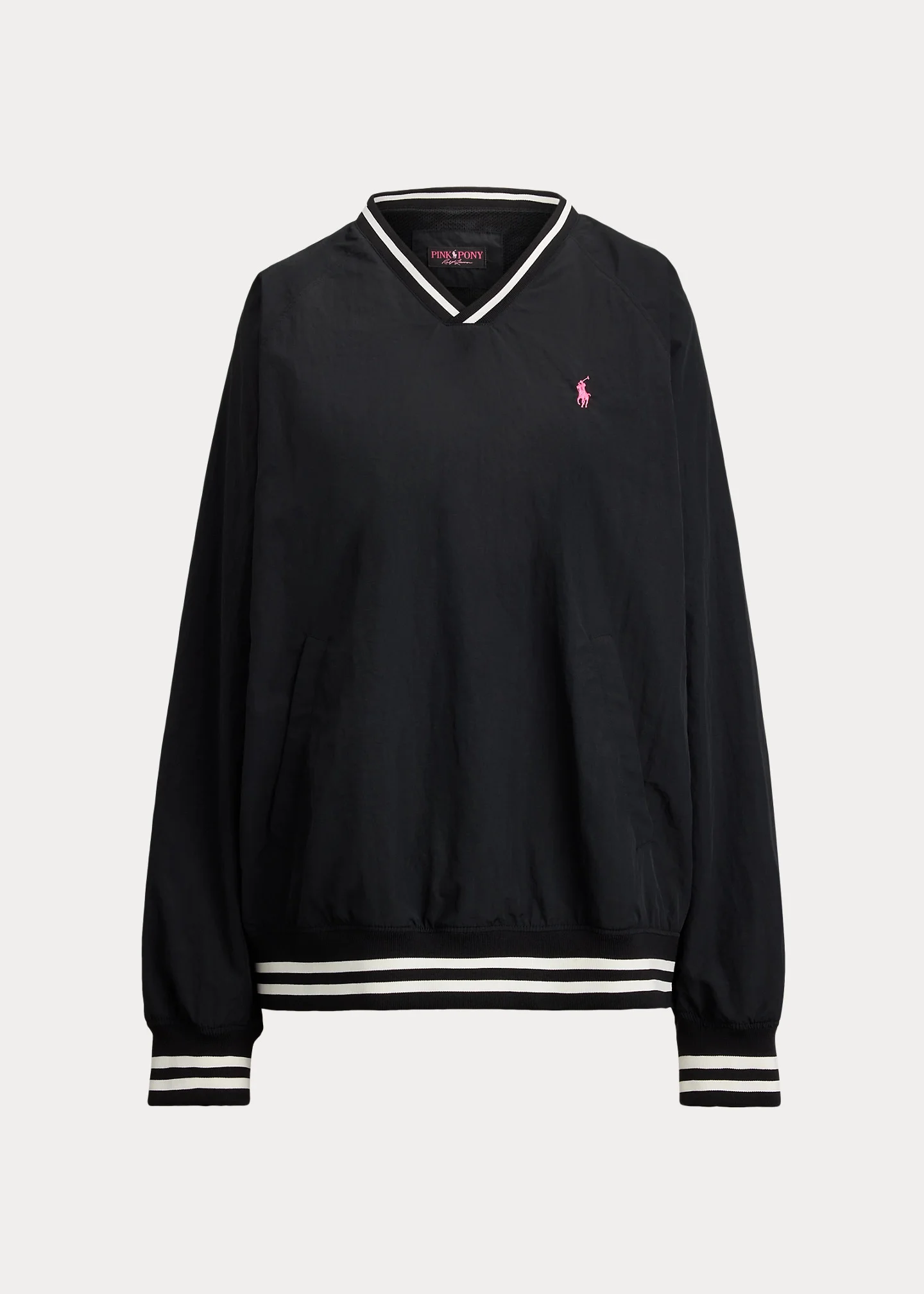 Pink Pony V-Neck Pullover - 1