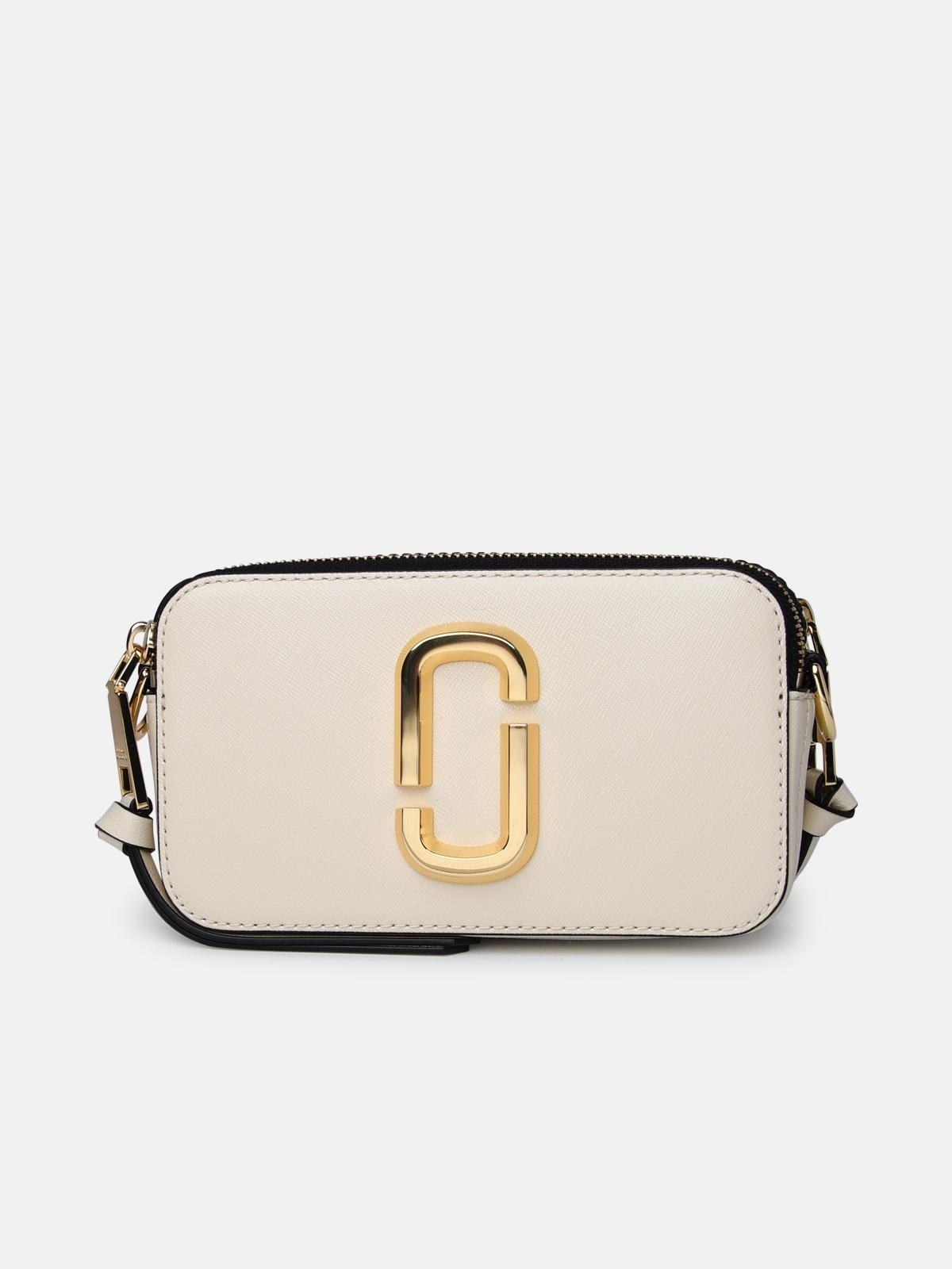 IVORY LEATHER BAG - 1