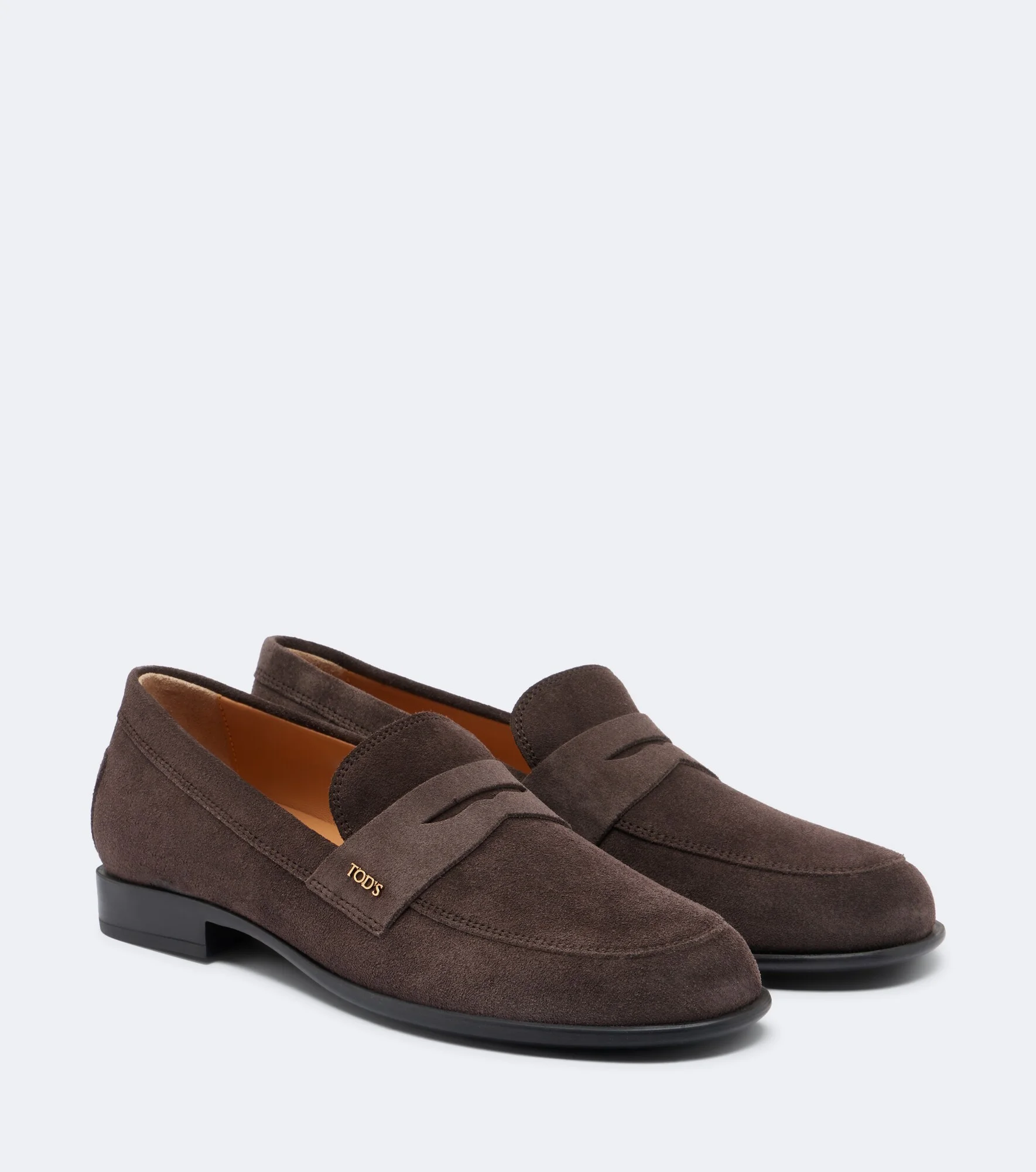 Suede penny loafers - 1