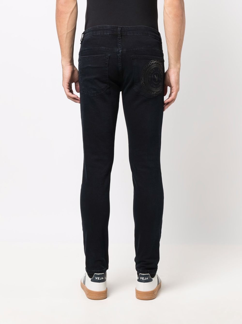 mid-rise skinny jeans - 4