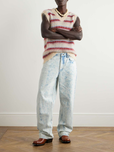 Dries Van Noten Wide-Leg Bleached Jeans outlook