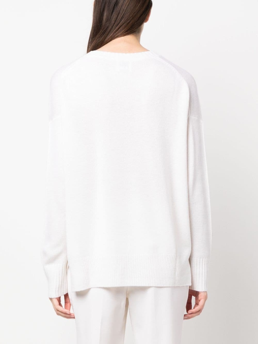 drop-shoulder cashmere jumper - 4