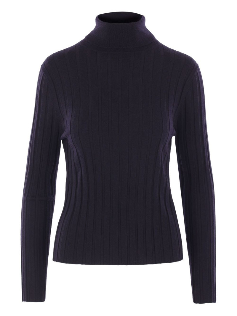 ribbed turtleneck sweater 1
