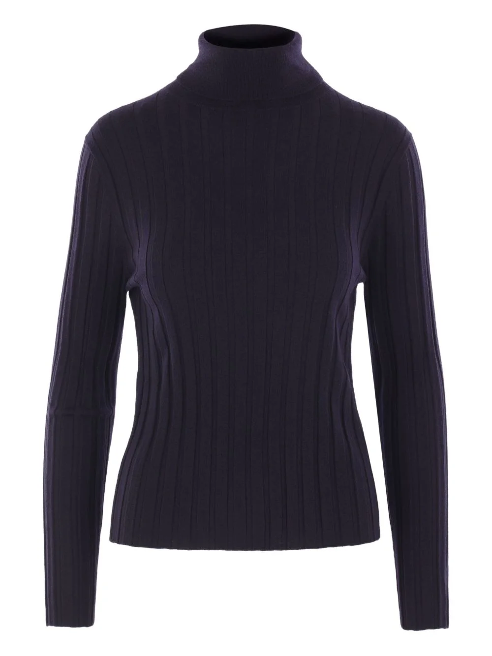 ribbed turtleneck sweater - 1
