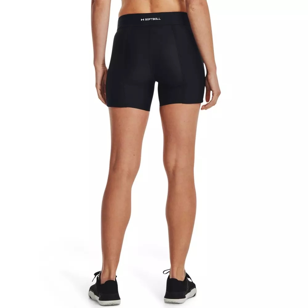 Women's Diamond Utility Slider Shorts-Black - 2