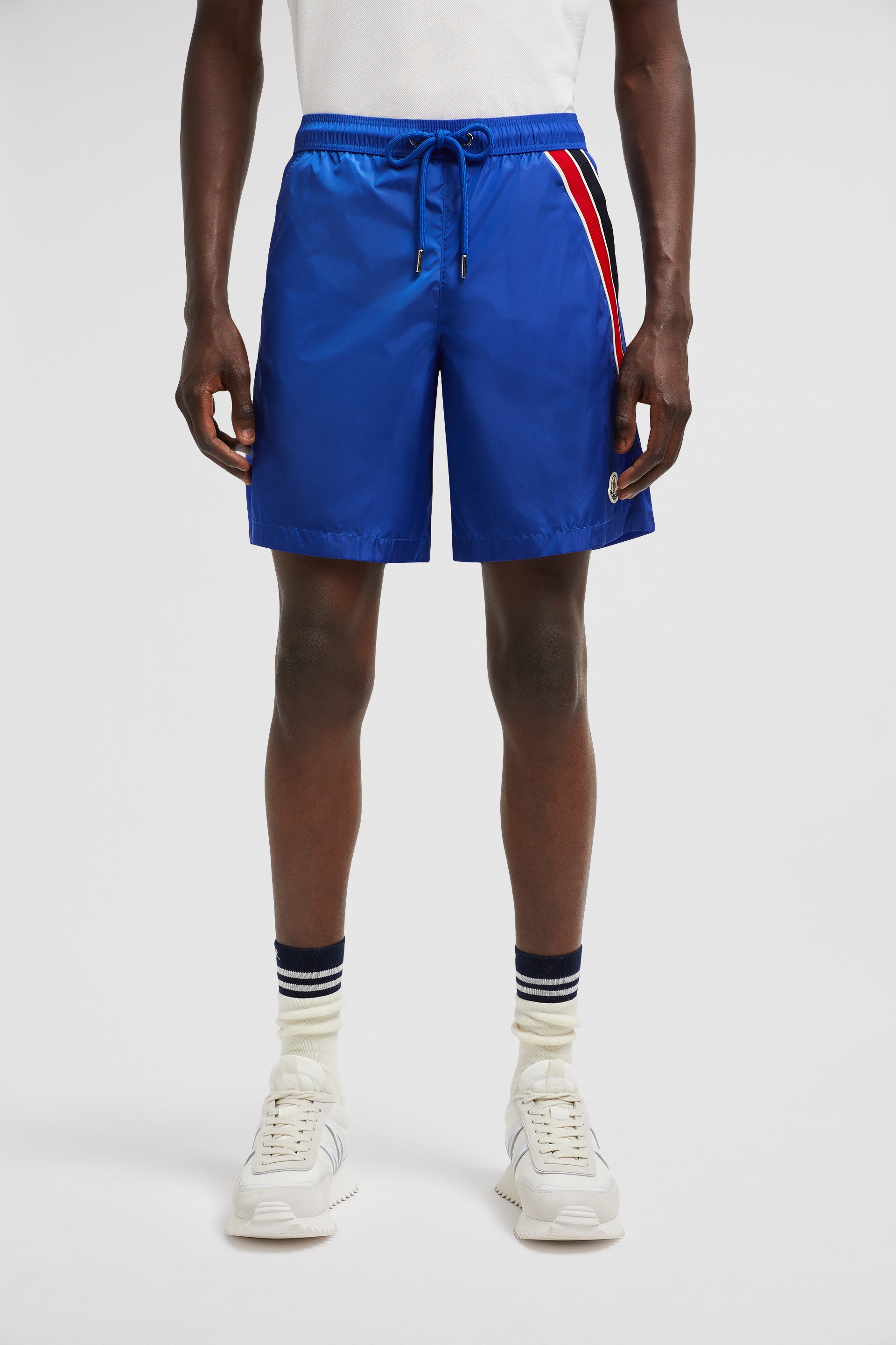 Tricolor Trim Swim Shorts - 3