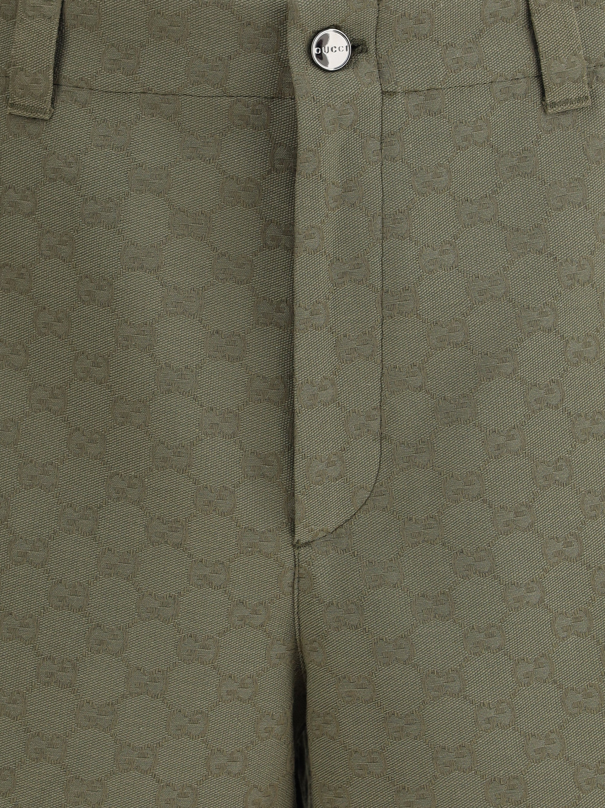 Gucci Men Gg Pattern Shorts - 3