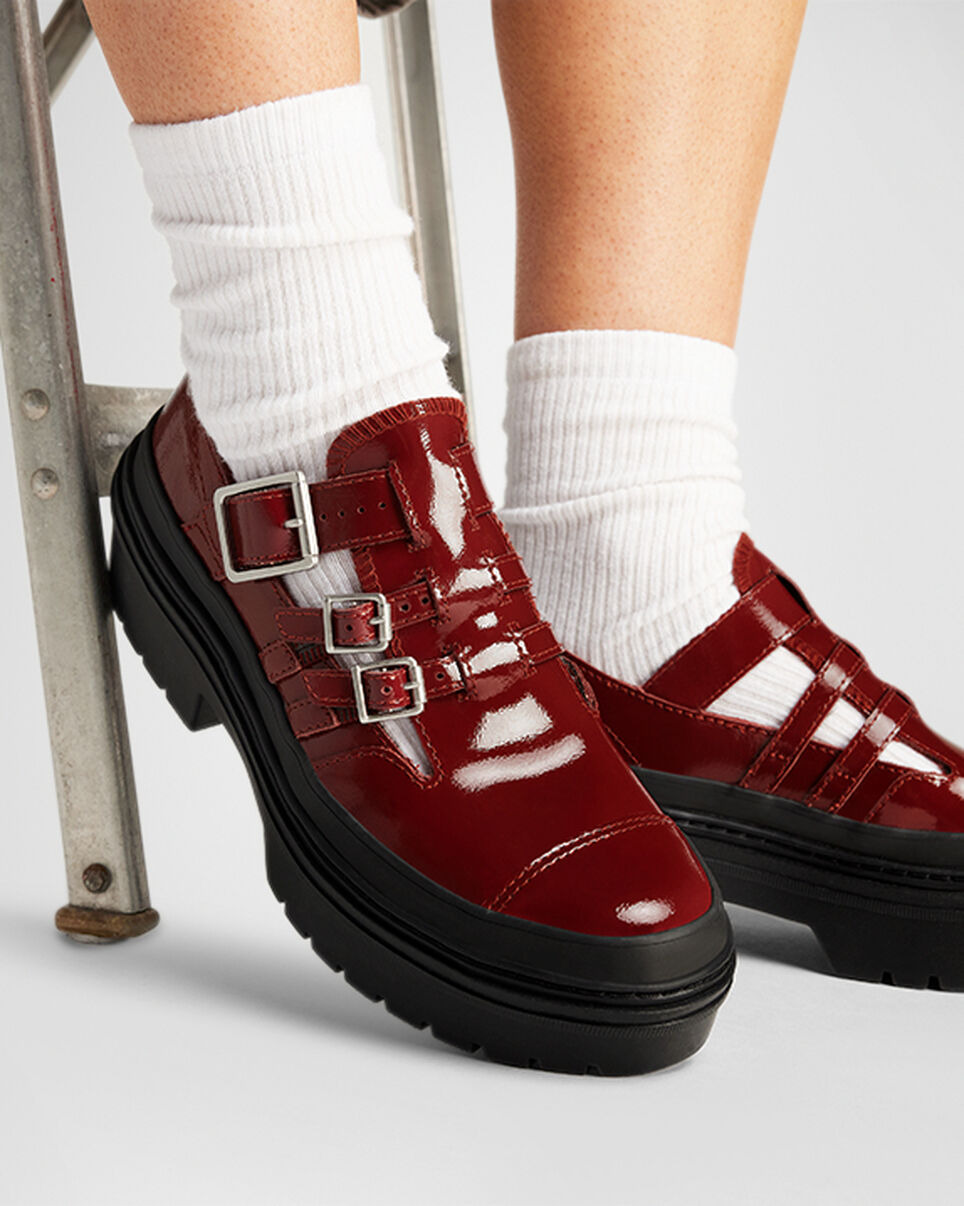 Chuck Taylor All Star Lugged Heel Mary Jane Platform Patent Leather - 9