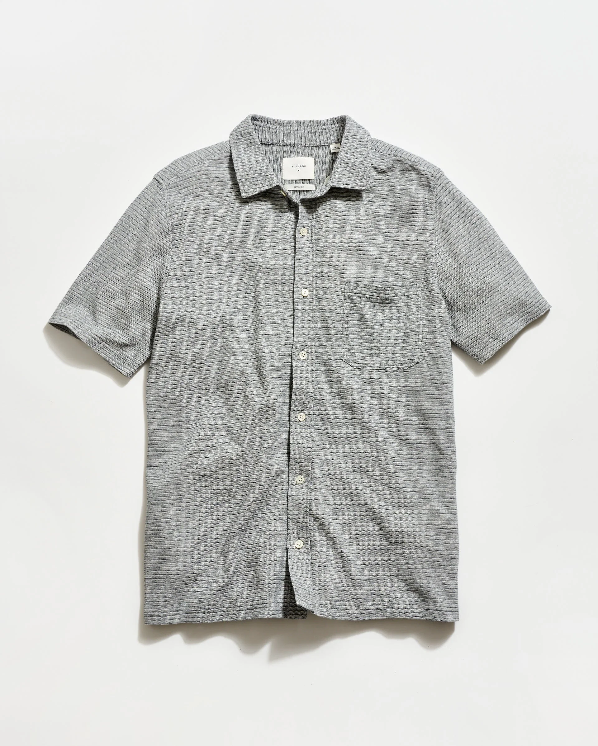 Short Sleeve Textured Treme Knit Shirt - 1