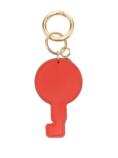 See by Chloé logo-print leather keyring outlook