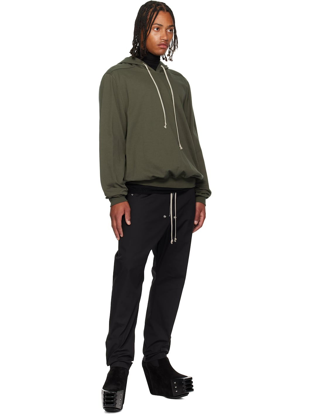 Khaki Concordians Heavy Jersey Hoodie - 4