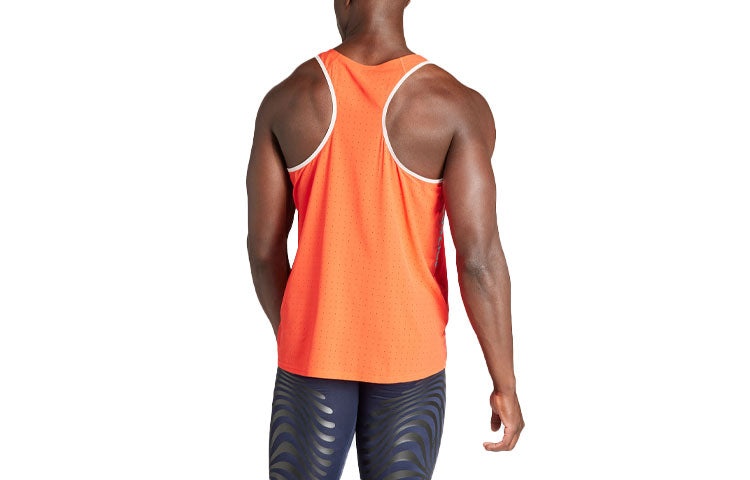 adidas Adizero Running Singlet Logo 'Bright Orange' IQ4926 - 2