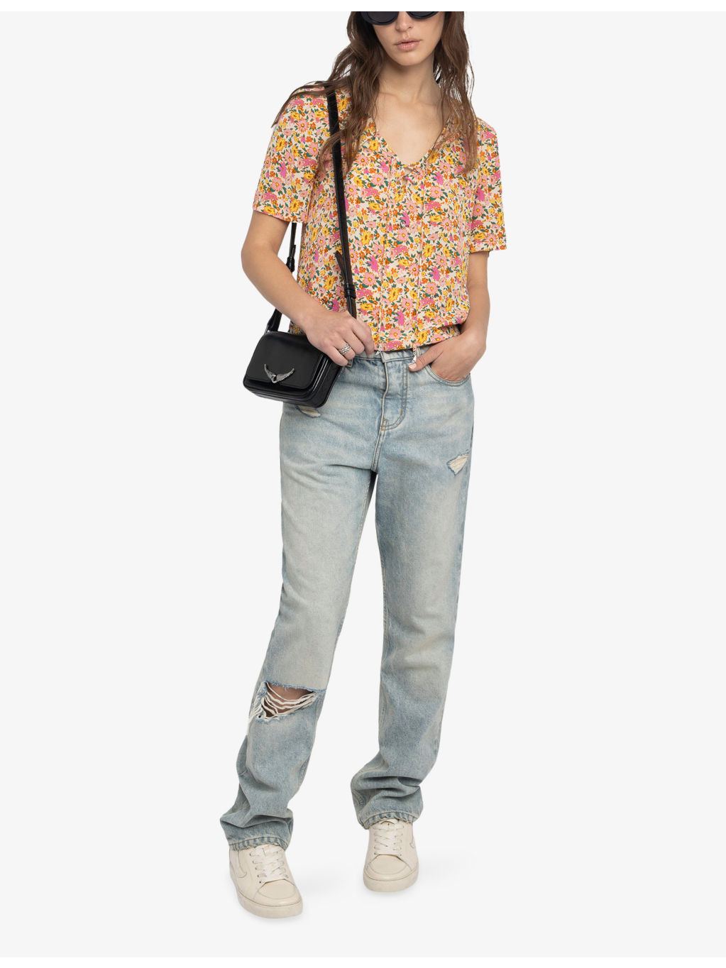 Terzo Floral-Print Woven Top - 2