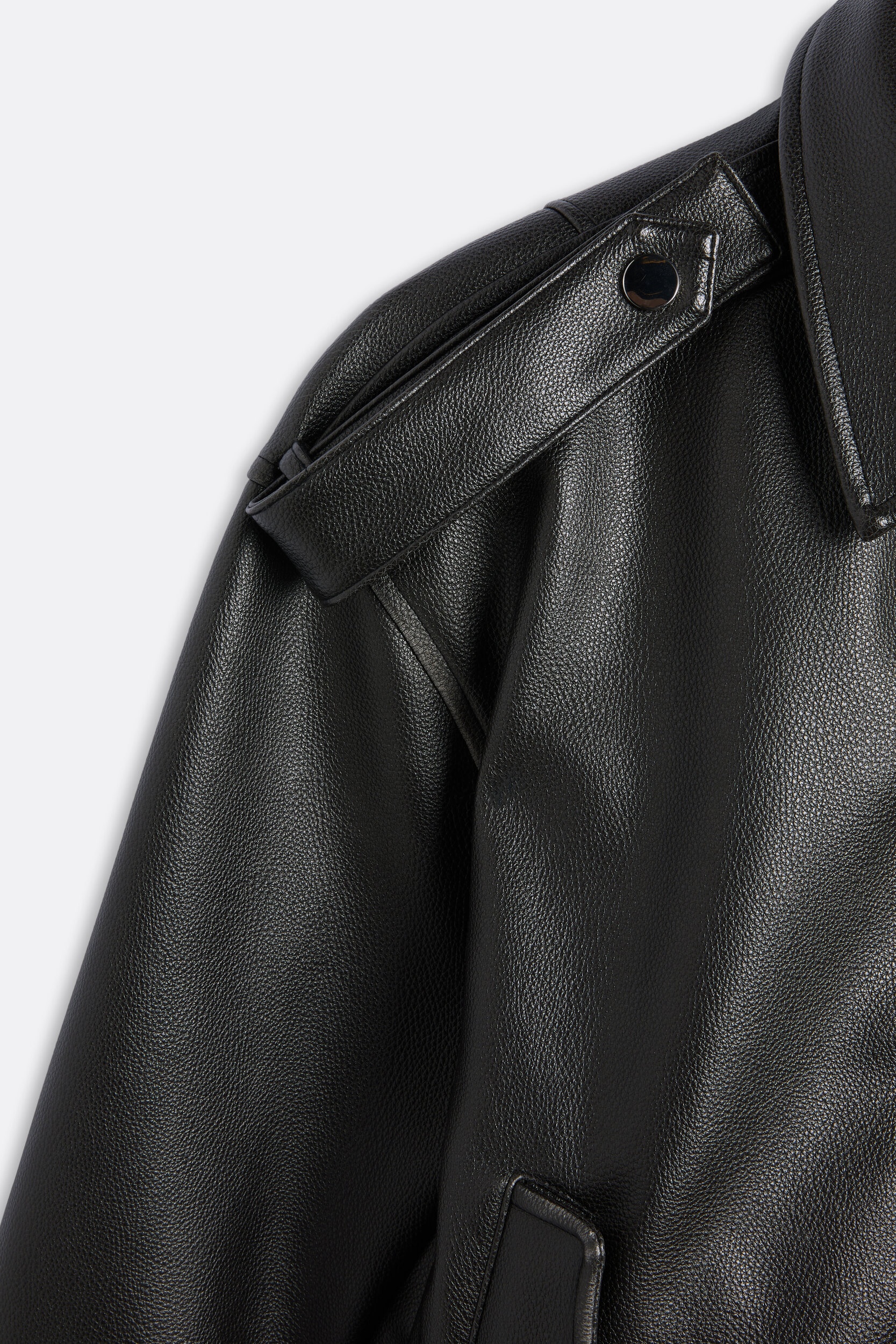 Leighton PU Bomber Jacket - 7