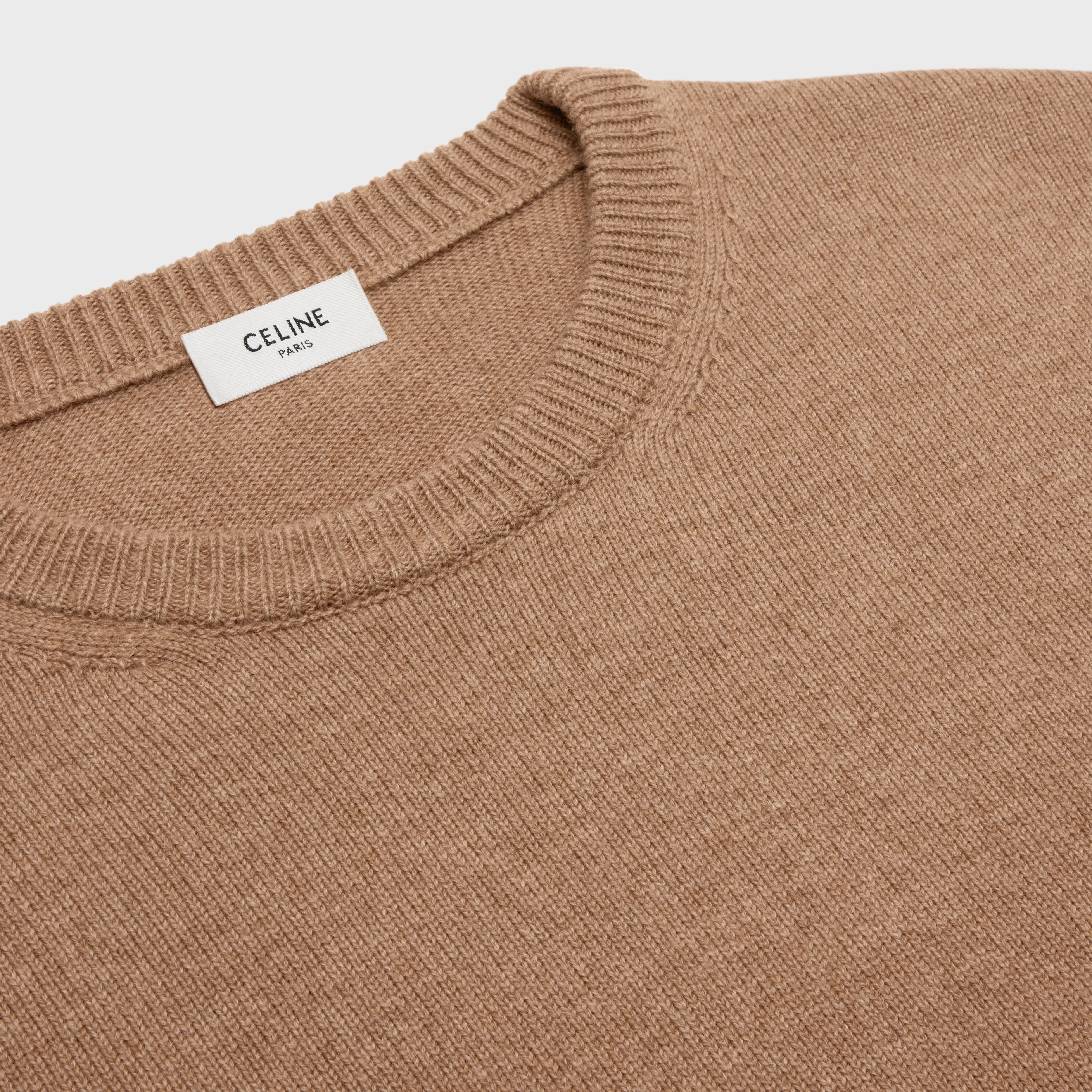 crew neck sweater in heritage cashmere - 3