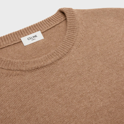 CELINE crew neck sweater in heritage cashmere outlook