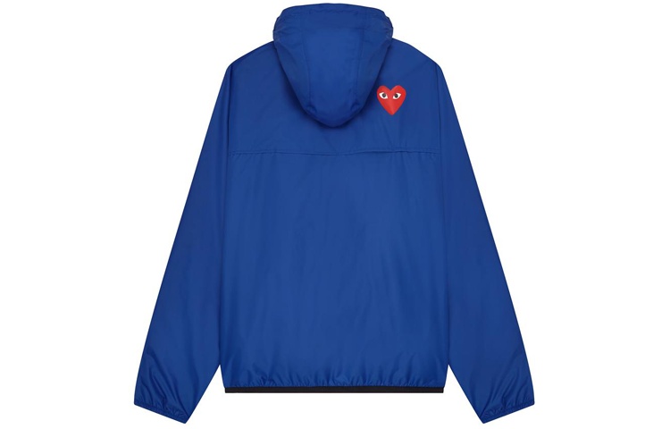 COMME des GARCONS PLAY x K Way Half Zip Jacket 'Blue' AZ-J502-051-2 - 2