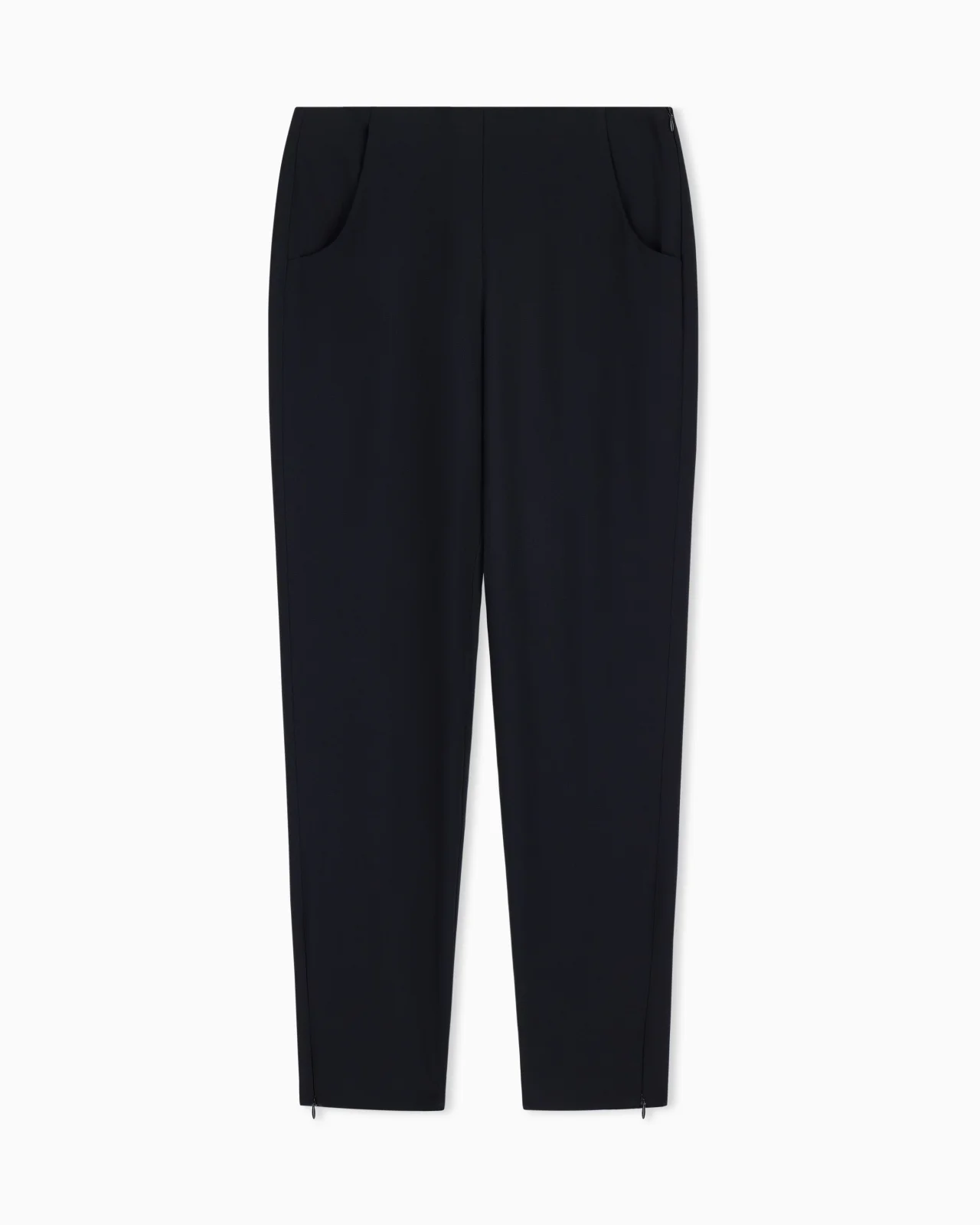 Four season cigarette pants in wool crepe - 1
