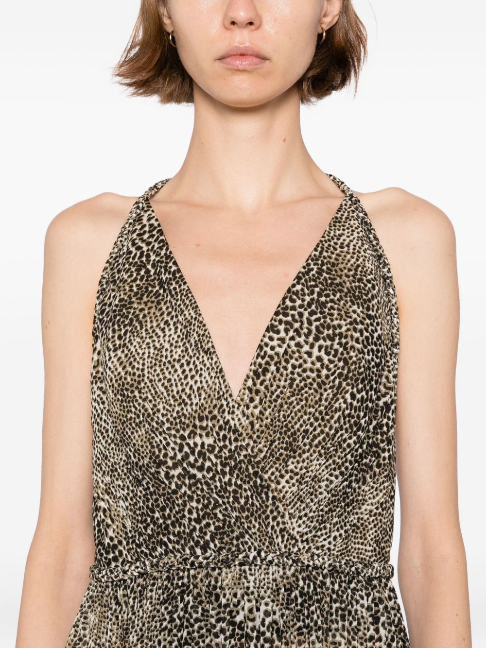 animalier-print dress - 5