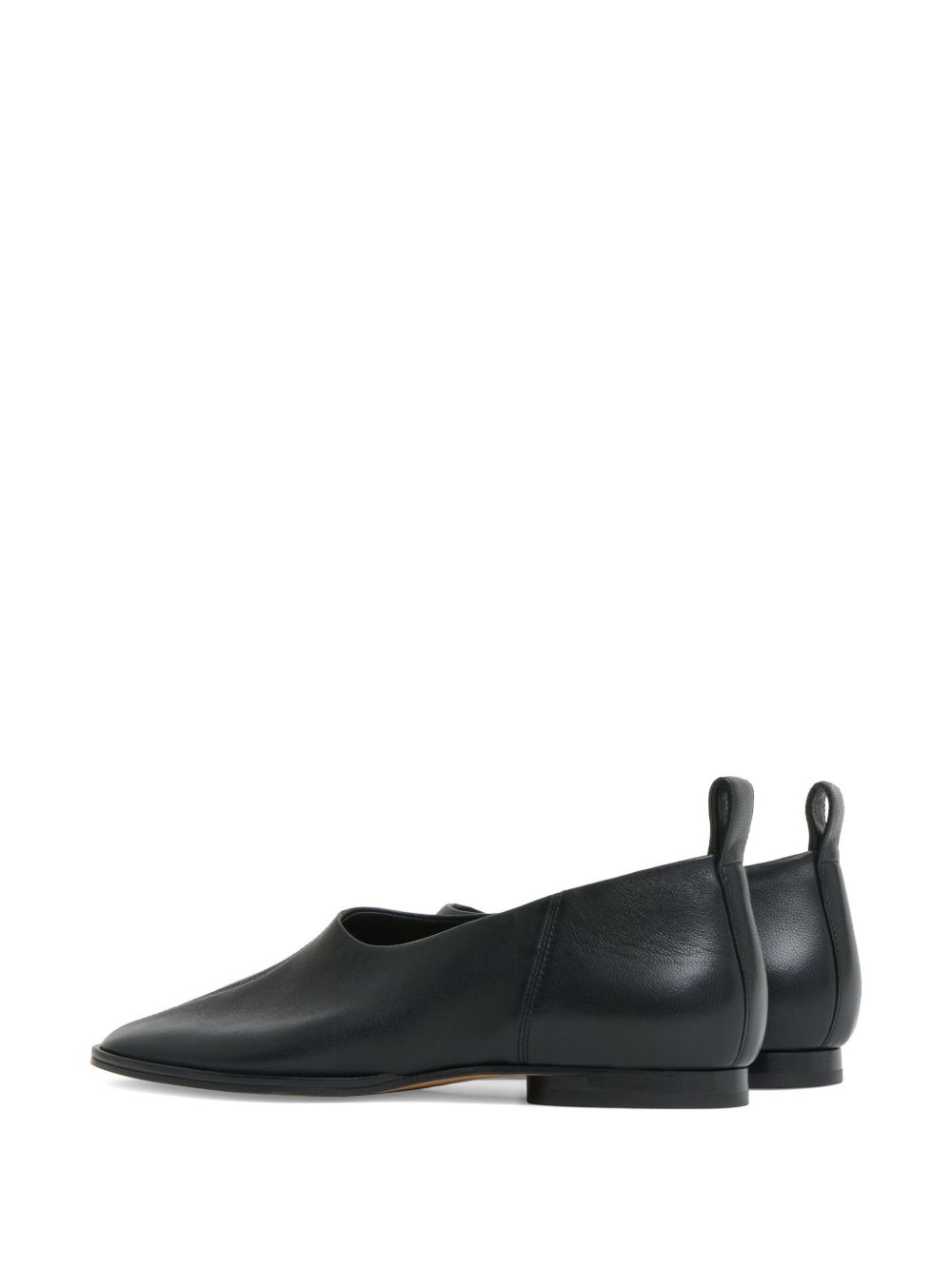Glove leather slip-on ballerinas - 3