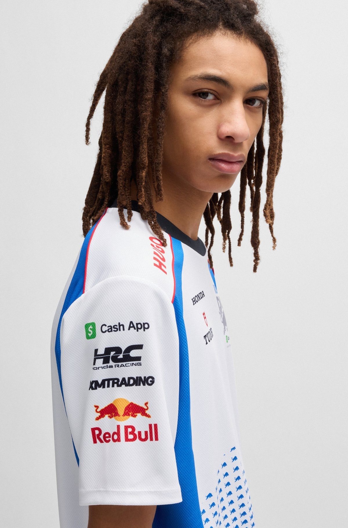 HUGO X VCARB FANWEAR T-SHIRT WITH DEGRADÉ BULL MOTIF - 3