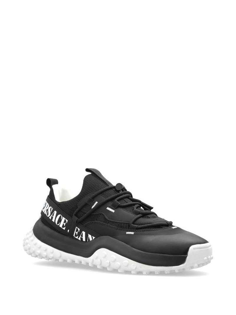 VERSACE JEANS COUTURE lettering sneakers outlook