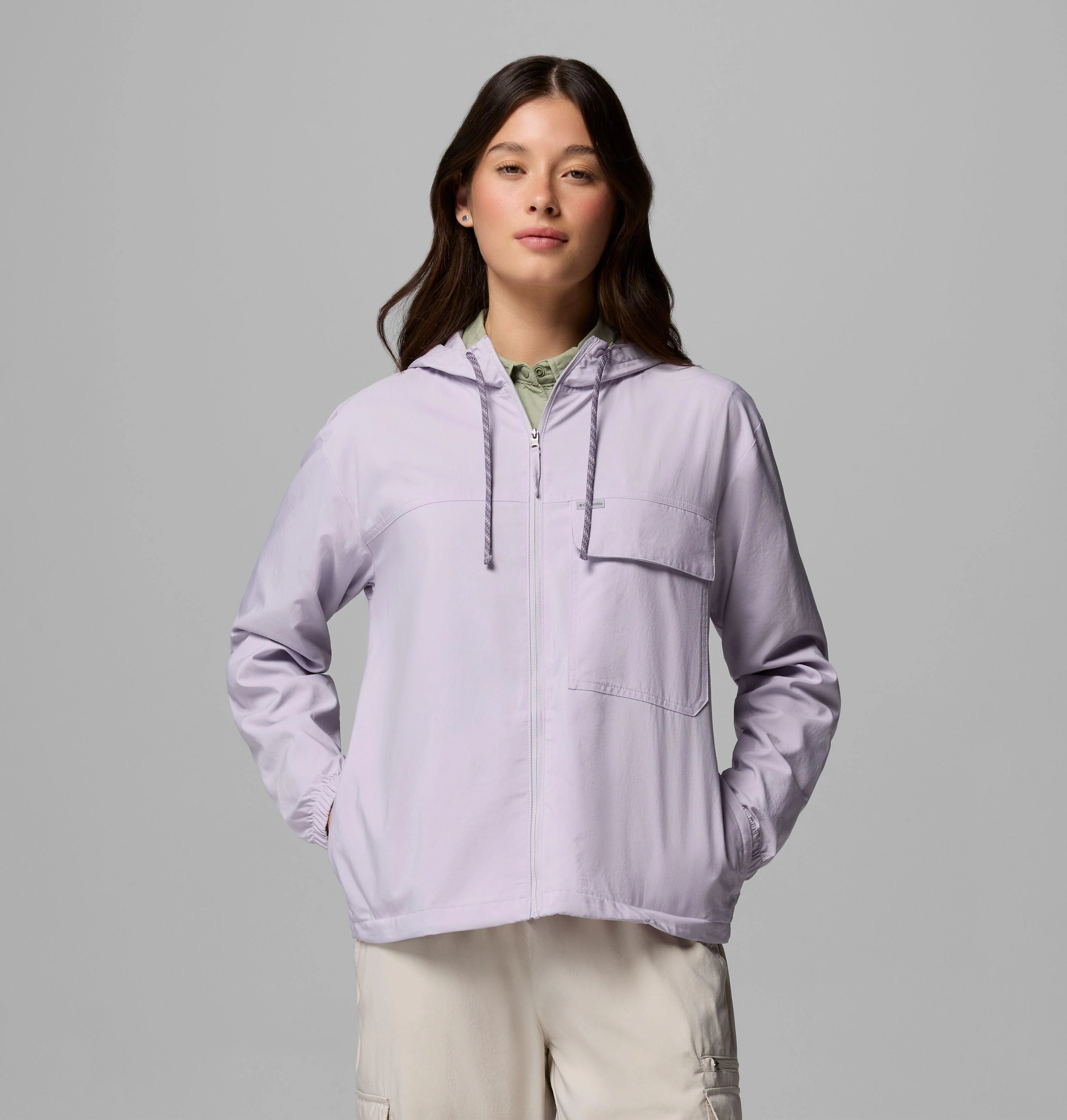 Women's Skien Valley Hooded Long Sleeve Shirt - 1