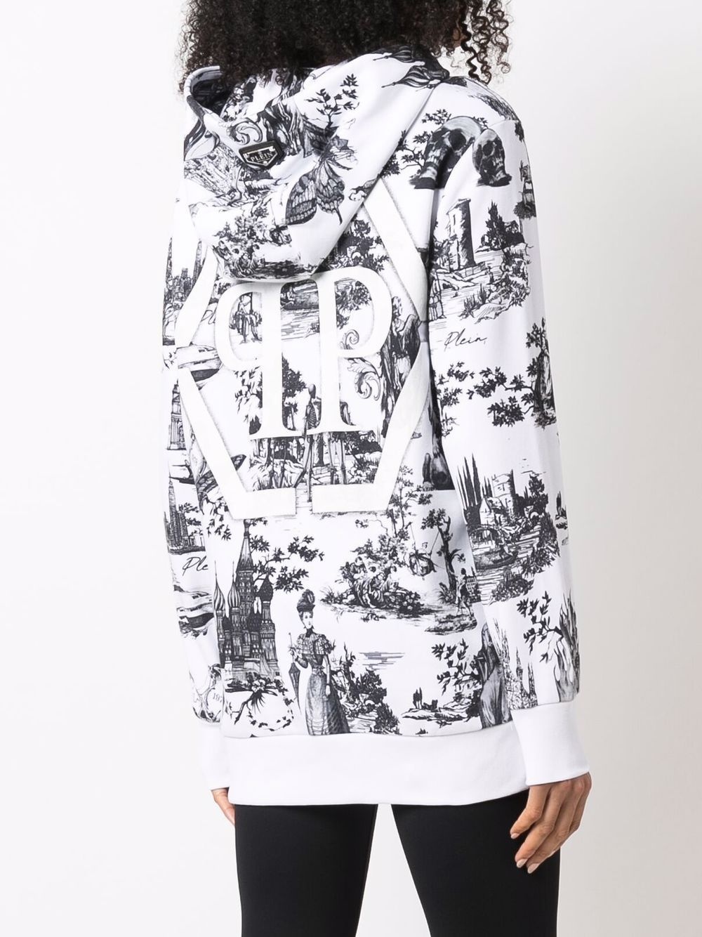 En Plein Air logo-print hoodie - 4