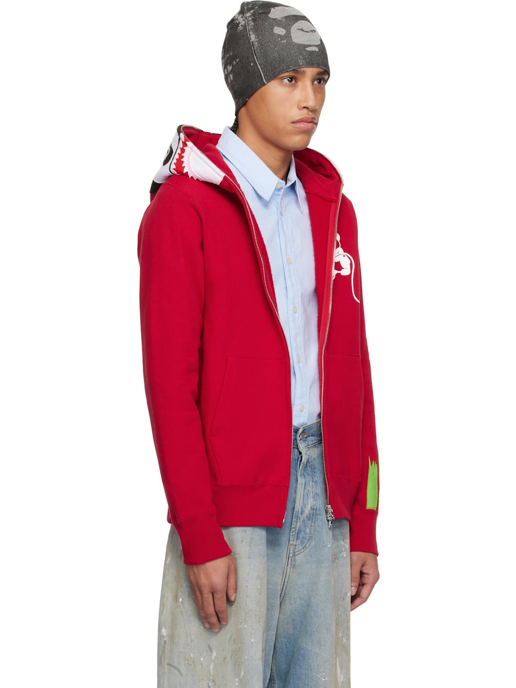 Red Panda Full Zip Hoodie - 2