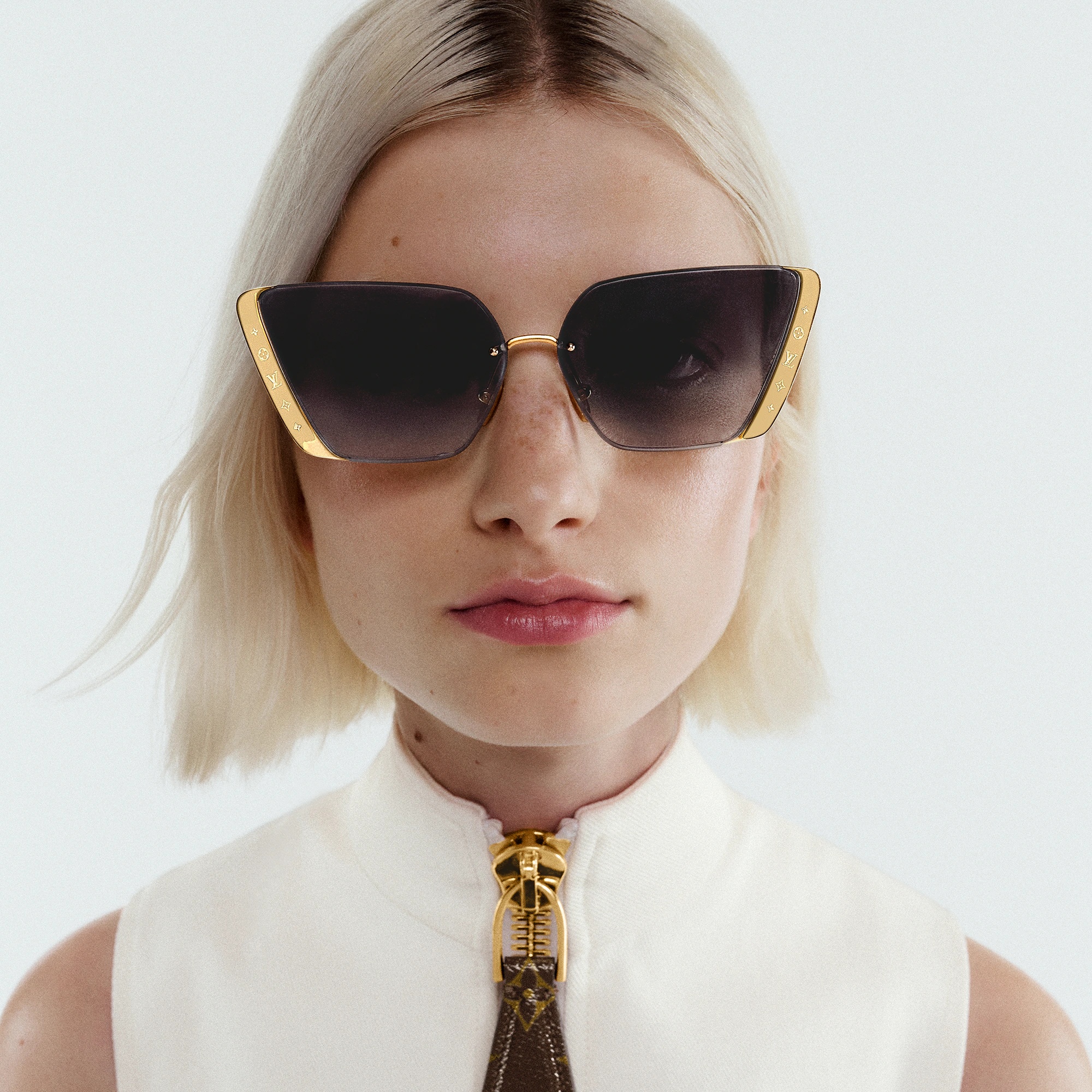 LV Moon Metal Cat Eye Sunglasses - 8