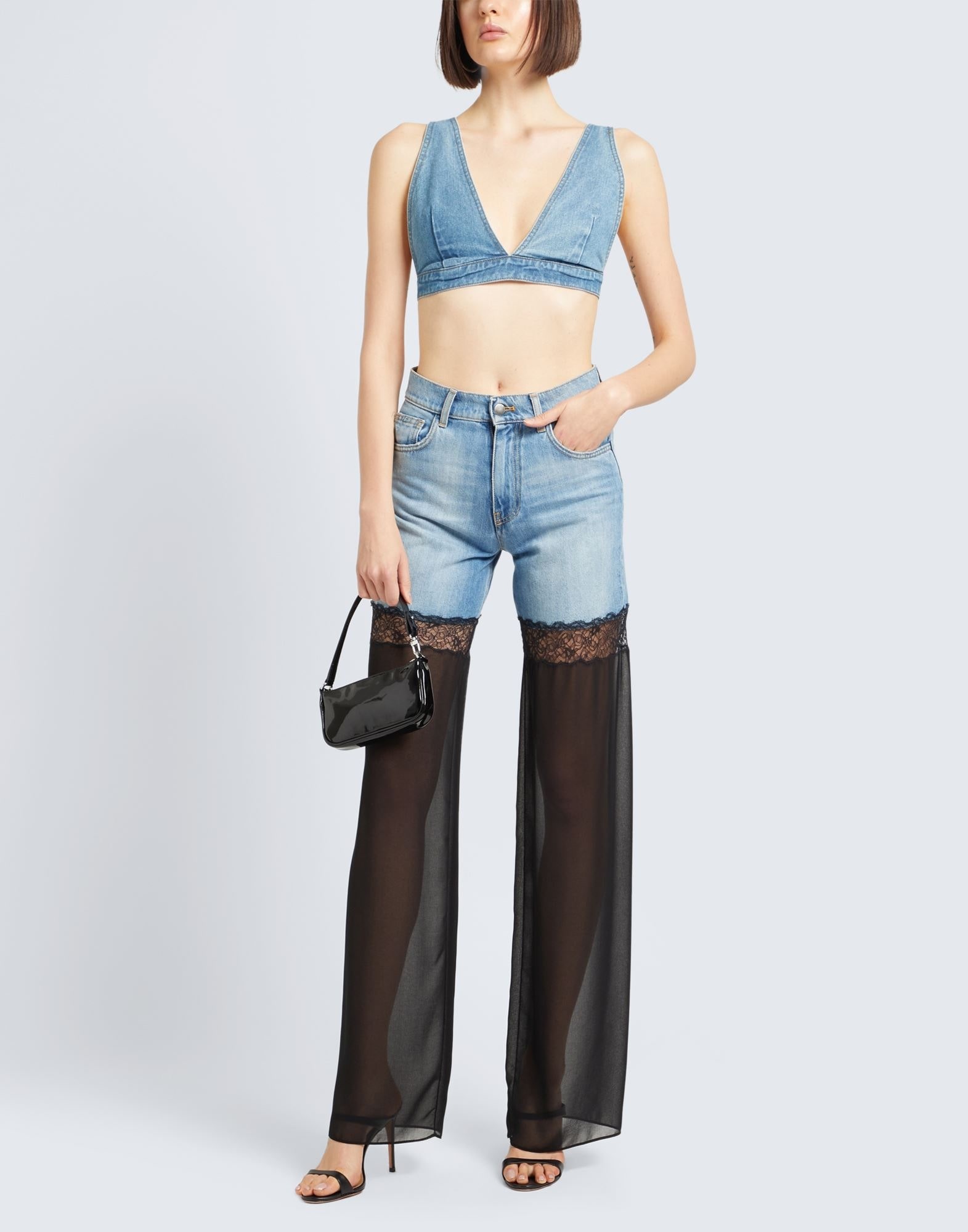 Blue Women's Denim Pants - 2