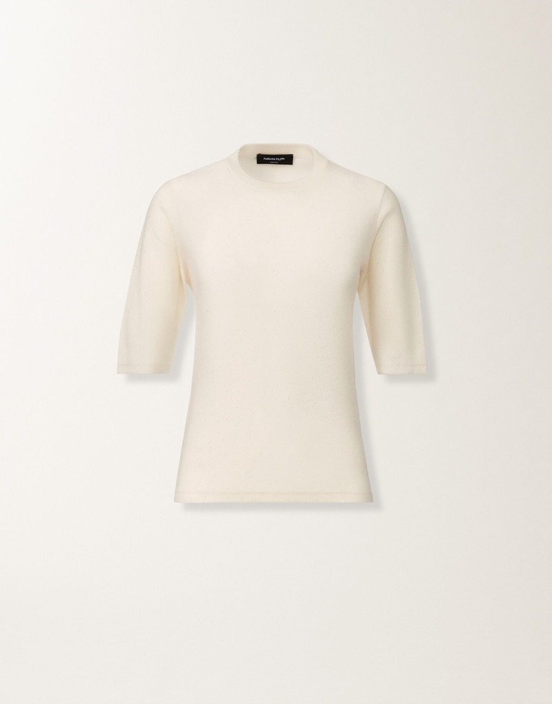 Wool sweater with sequins 1