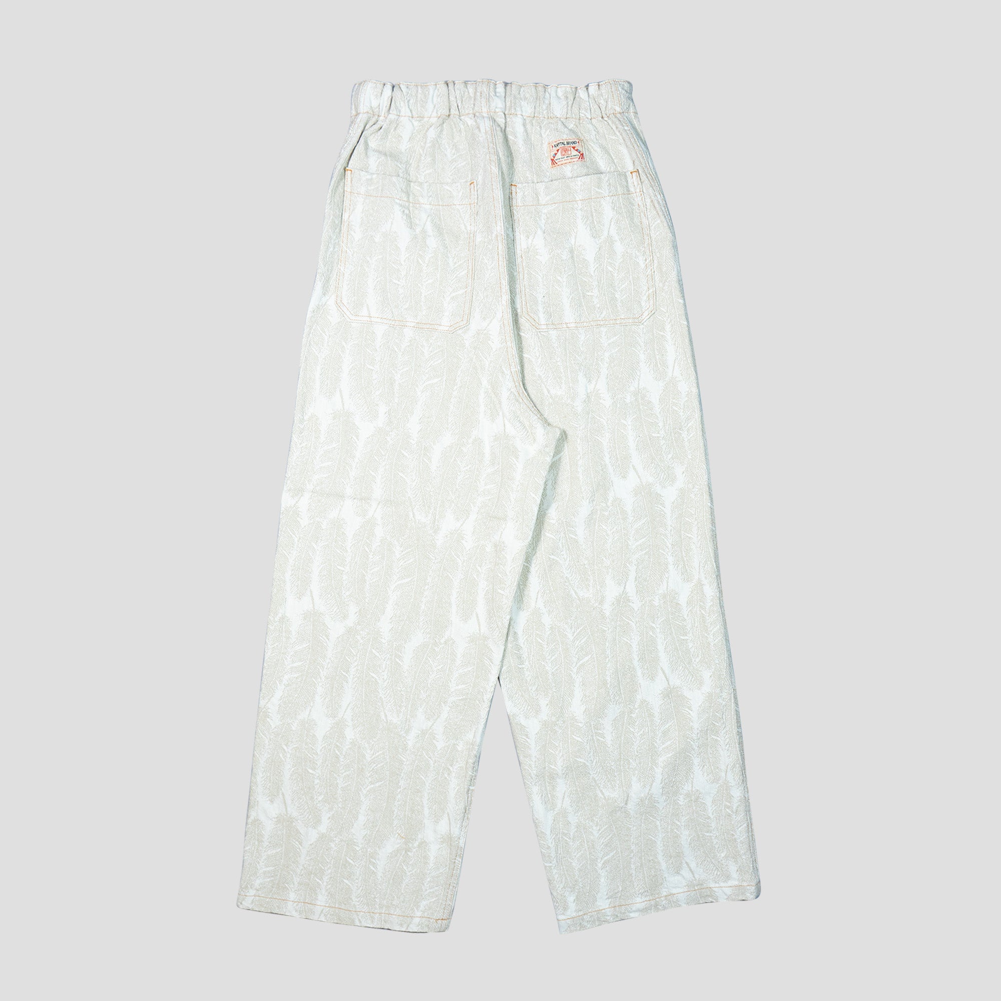 12oz MAGPIE DENIM W-KNEE EASY BAGY PANTS - 2