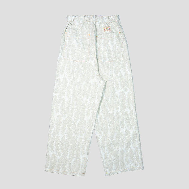 Kapital 12oz MAGPIE DENIM W-KNEE EASY BAGY PANTS outlook
