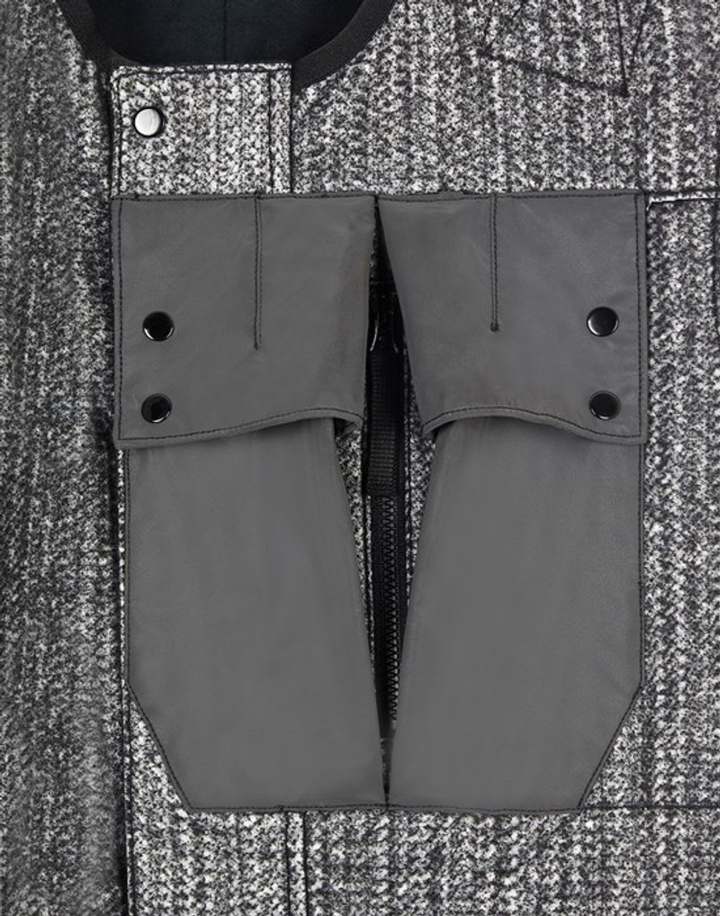 G0999 NEEDLE PUNCHED REFLECTIVE BLACK 6