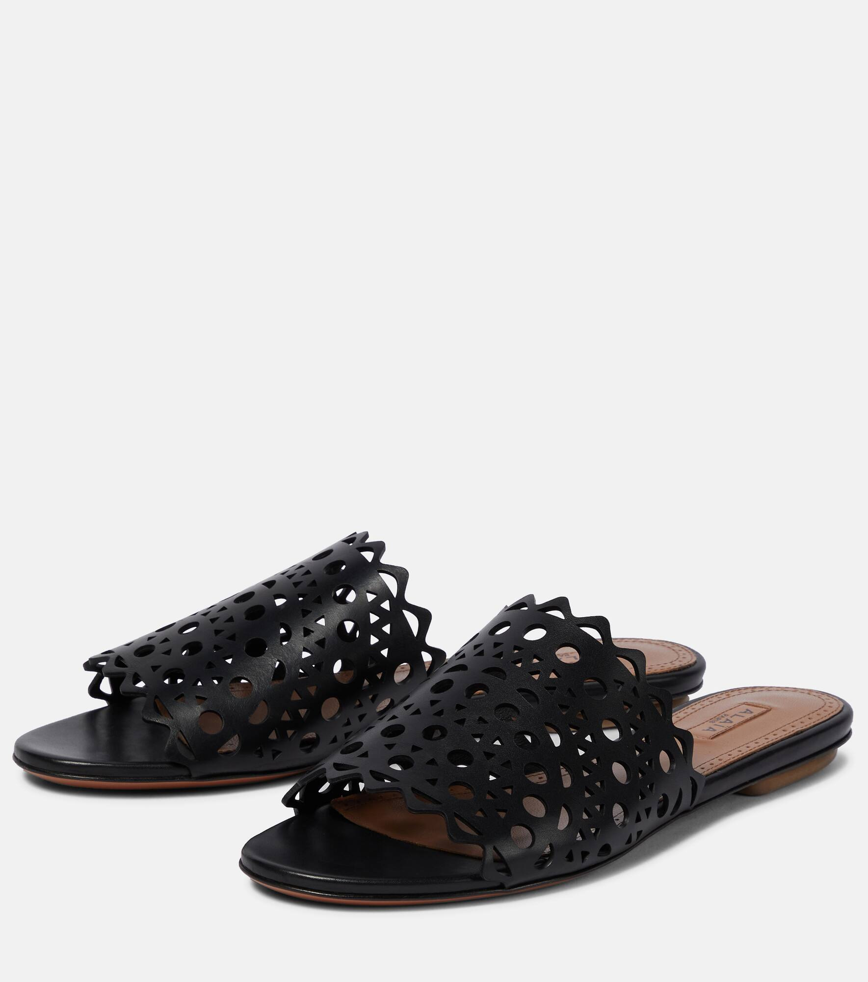 Leather sandals - 5