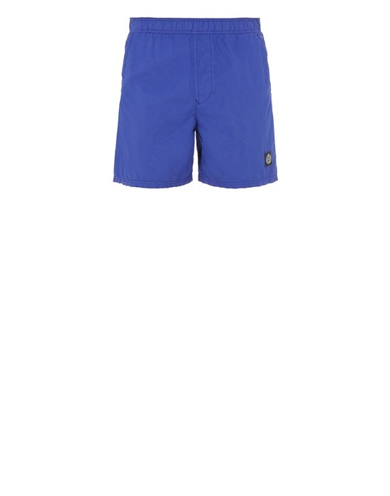 B0946 BRUSHED NYLON_GARMENT DYED ULTRAMARINE BLUE - 1