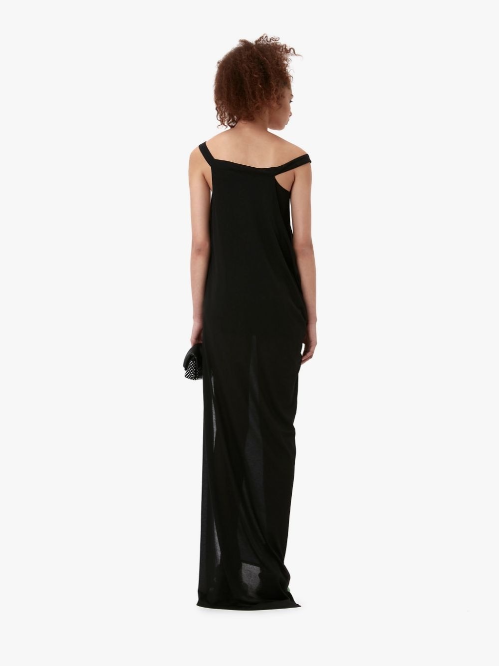 LONG ASYMMETRIC DRAPED DRESS - 3