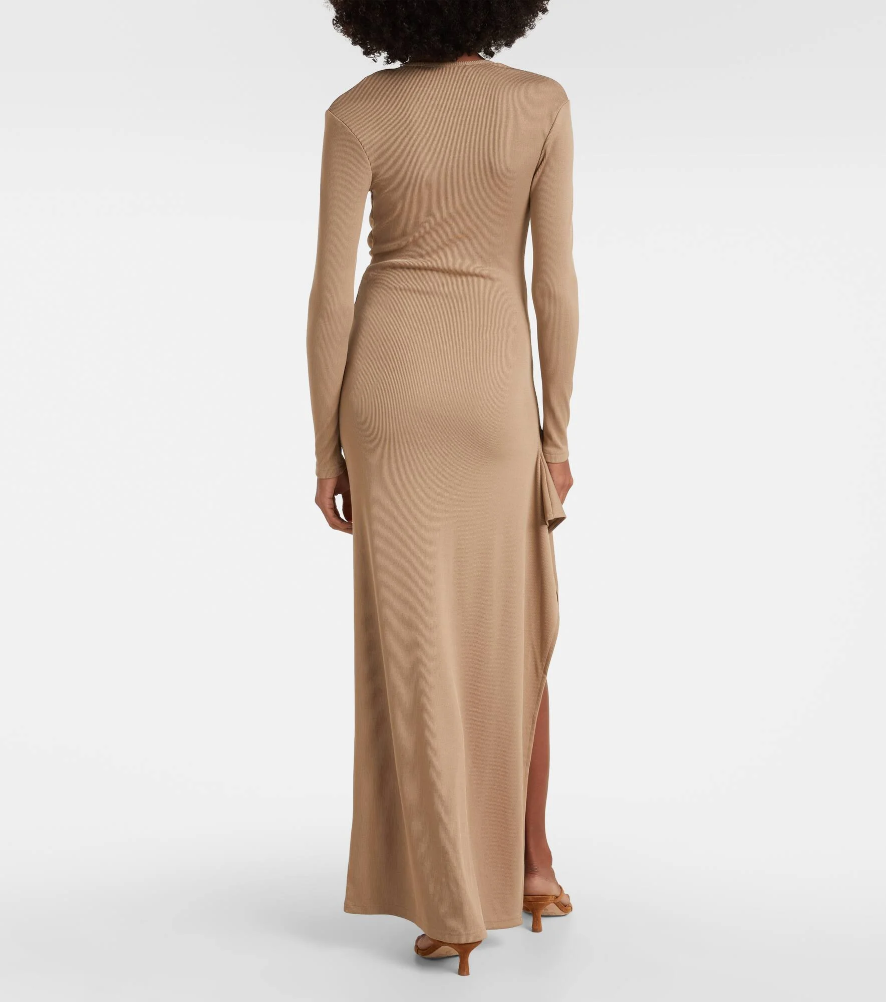 CHRISTOPHER ESBER Mineral Stone embellished jersey maxi dress - P01074749 |  REVERSIBLE