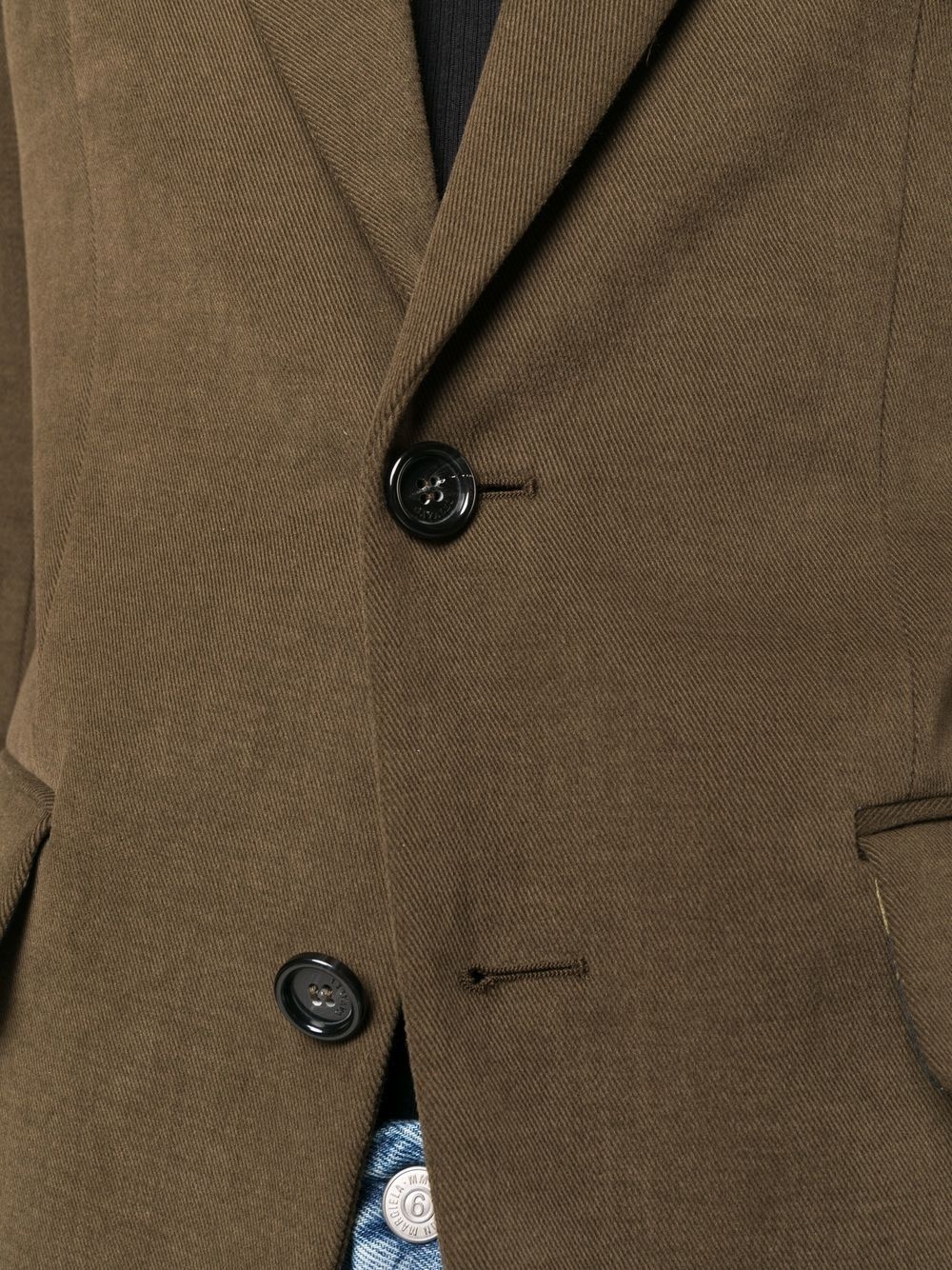 single-breasted wool blazer - 5