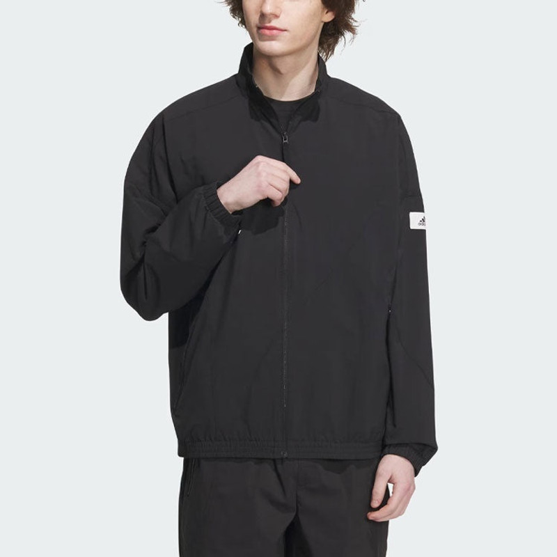 adidas adidas Sportswear Woven Jackets 'Black' IP4951 outlook
