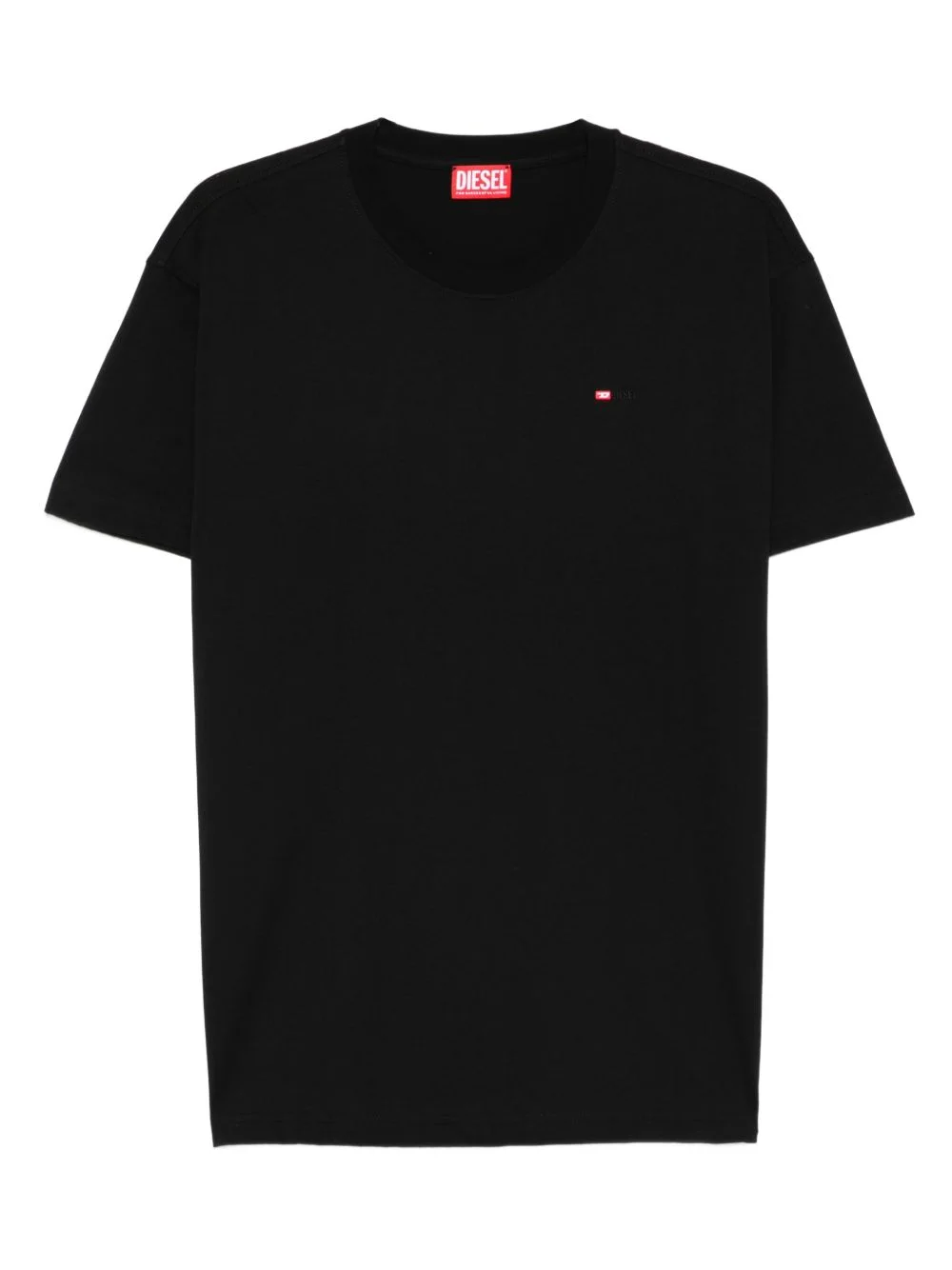 logo-embroidered T-shirt - 1