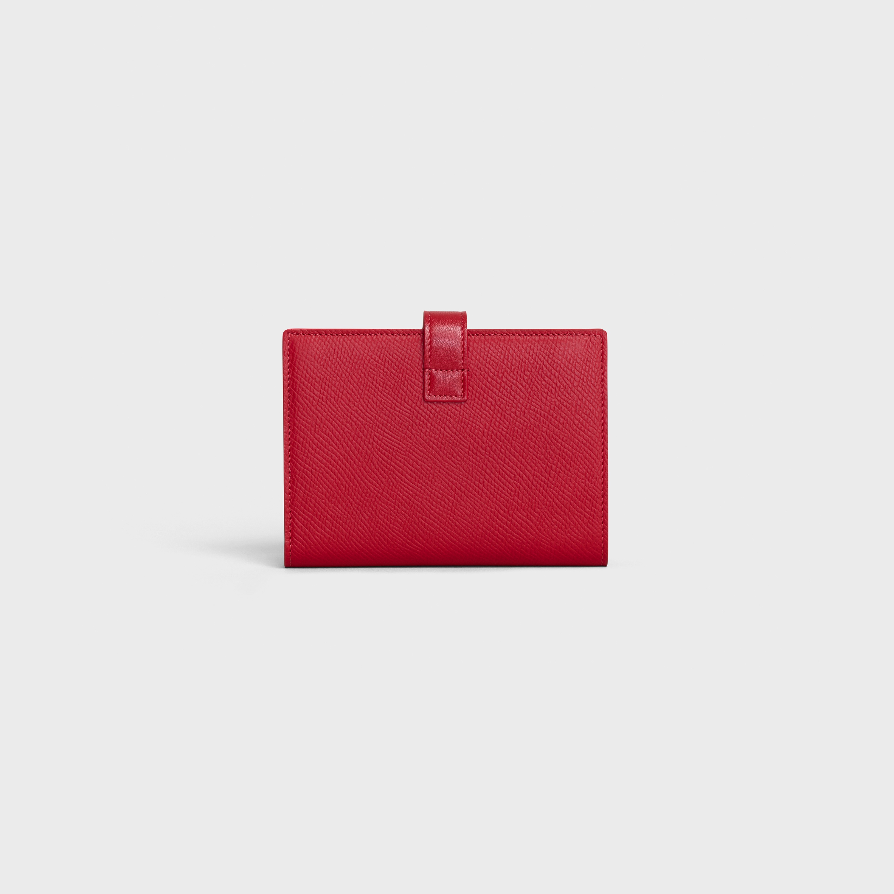 MEDIUM STRAP WALLET IN GRAINED CALFSKIN - 3