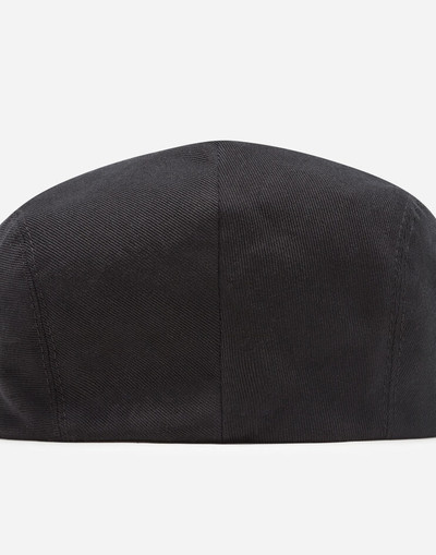 Dolce & Gabbana Stretch cotton flat cap outlook