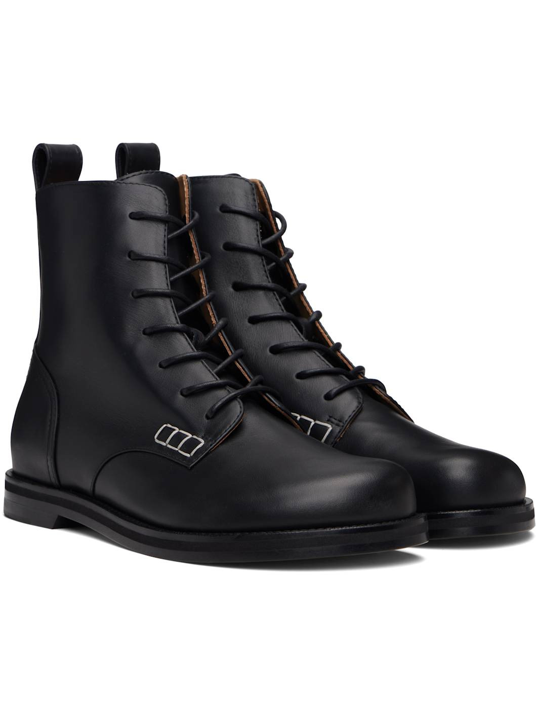 Black Loafer Boots - 4