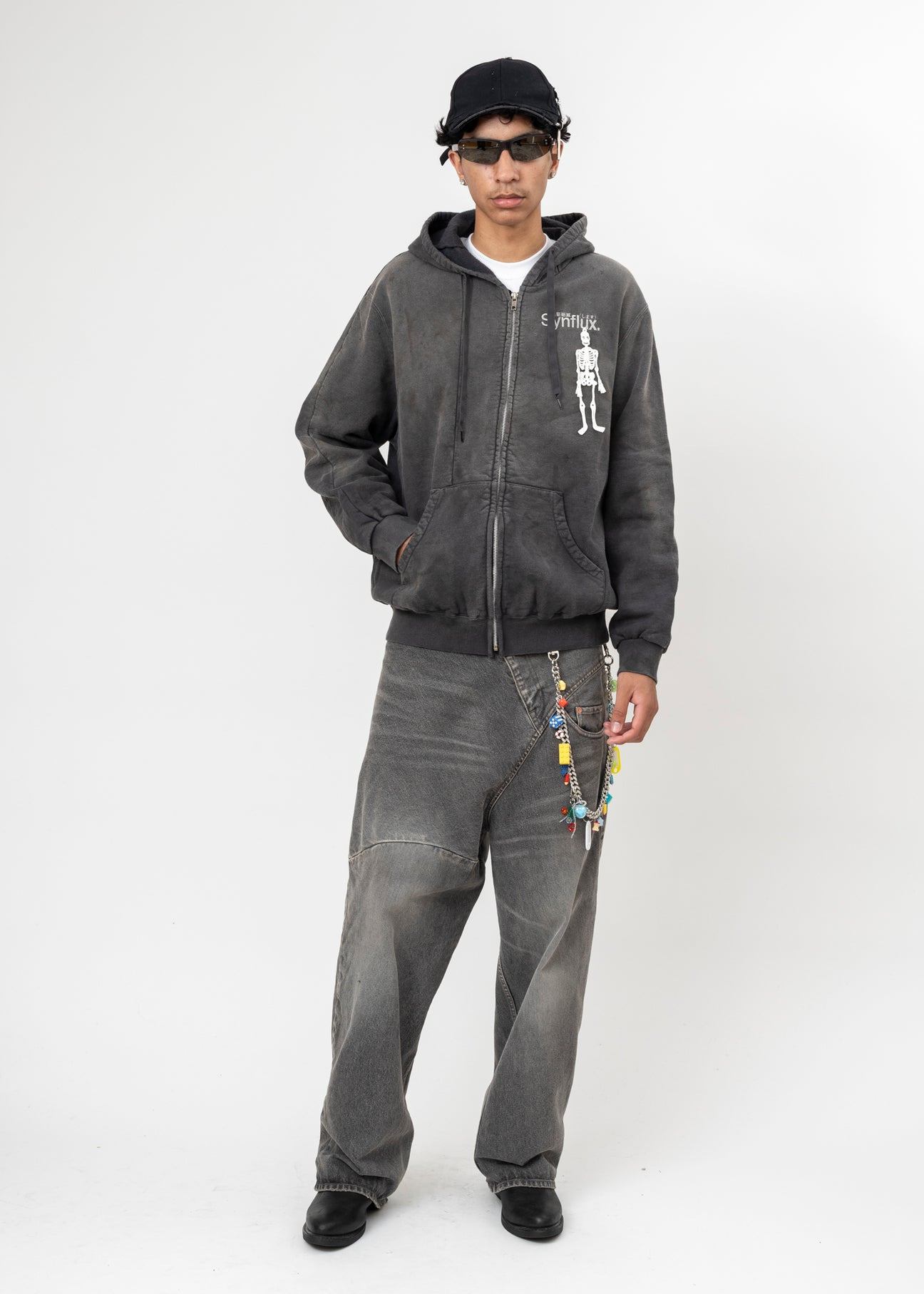 BLACK DOUBLET WASTE-REDUCING ALGORITHM HOODIE - 5