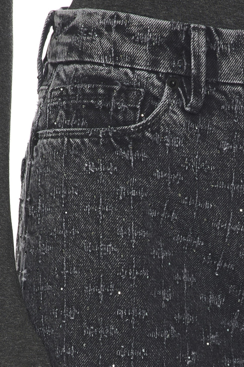 Good Skate Wide Leg Crystal Jeans 11