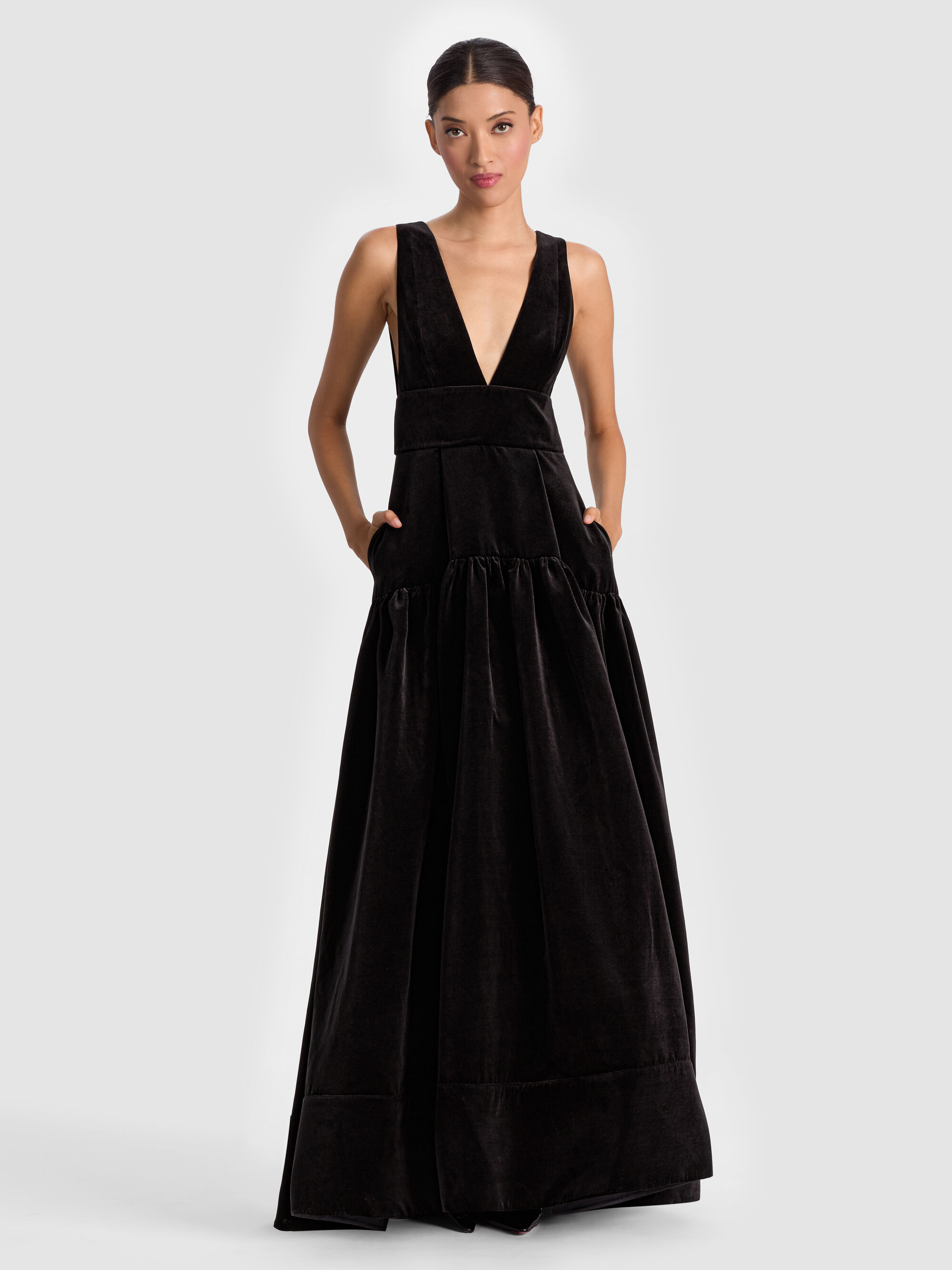 LILA VELVET GOWN - 5