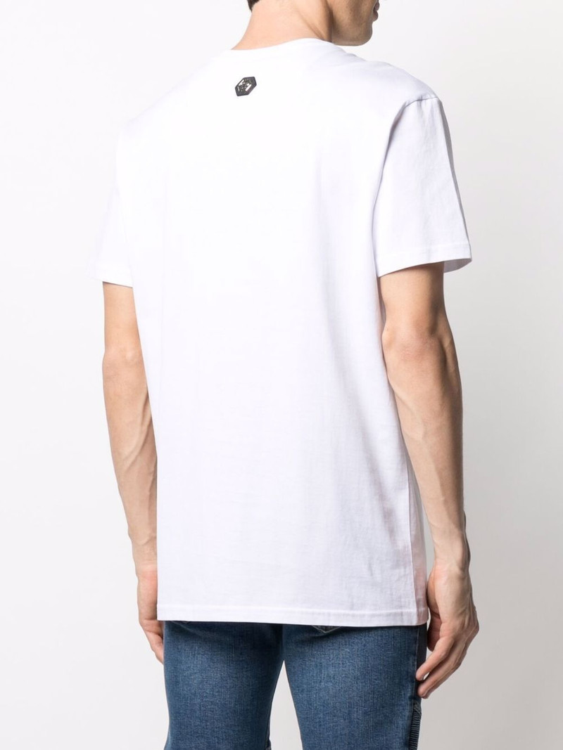crystal skull cotton T-shirt 4