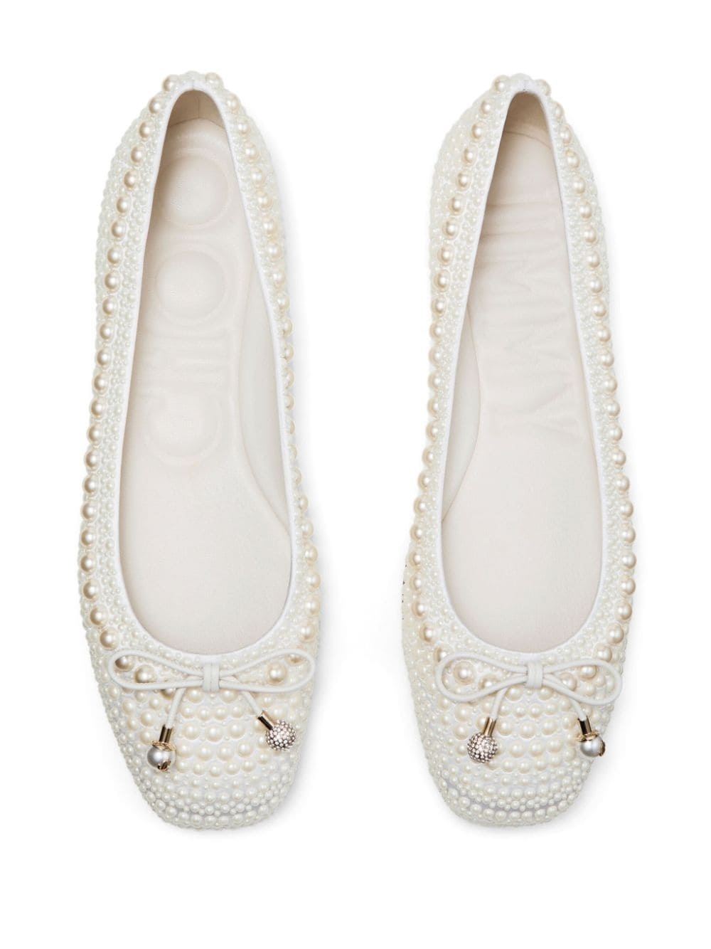 Elme pearl-embellished ballerina shoes - 4